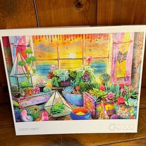 Colorful Succulent Puzzle - 2000 Pieces